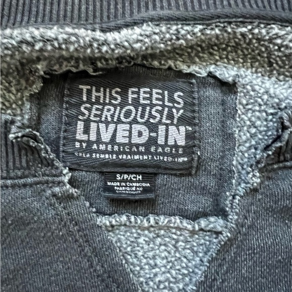 AE Big Hug Oversized Notch Neck Sweatshirt - Picture 3 of 3